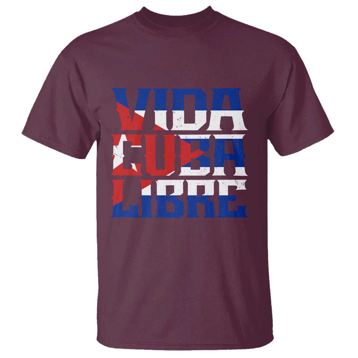 Viva Cuba Libre T Shirt Cuban Freedom Supporter