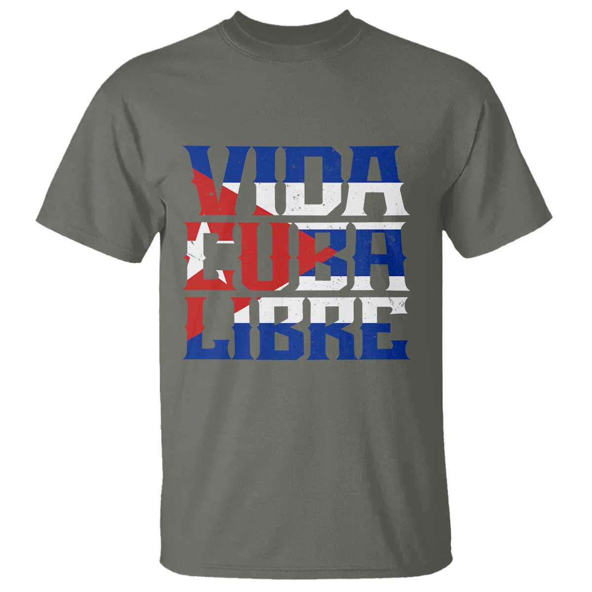 Viva Cuba Libre T Shirt Cuban Freedom Supporter