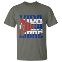 Viva Cuba Libre T Shirt Cuban Freedom Supporter