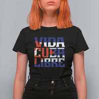 Viva Cuba Libre T Shirt For Women Cuban Freedom Supporter