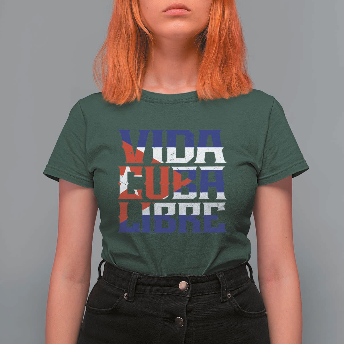 Viva Cuba Libre T Shirt For Women Cuban Freedom Supporter