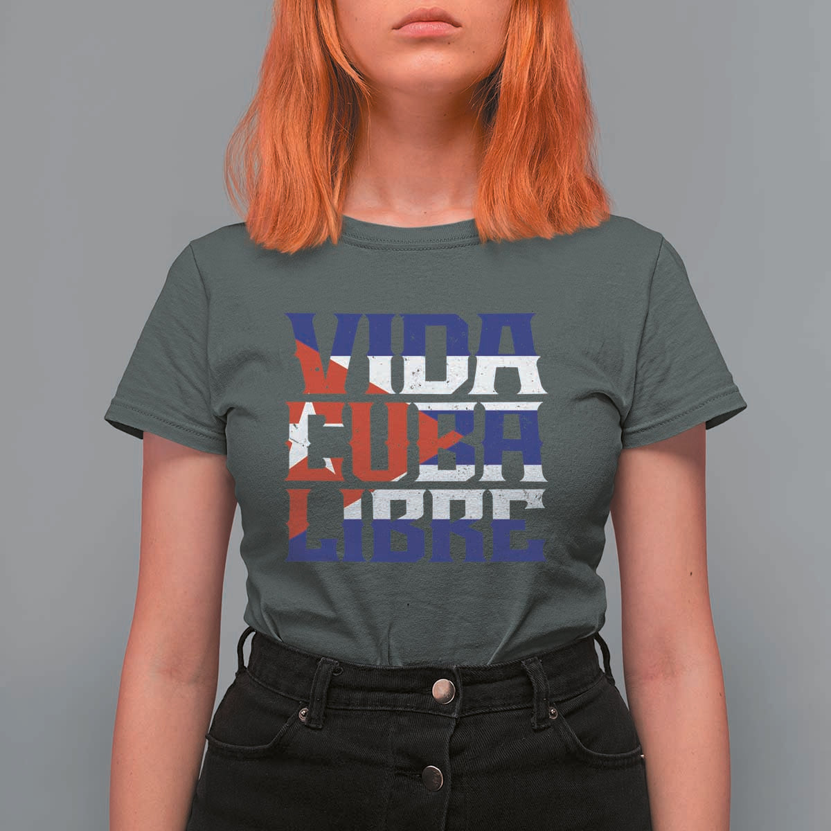 Viva Cuba Libre T Shirt For Women Cuban Freedom Supporter