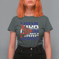Viva Cuba Libre T Shirt For Women Cuban Freedom Supporter