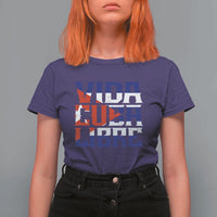 Viva Cuba Libre T Shirt For Women Cuban Freedom Supporter