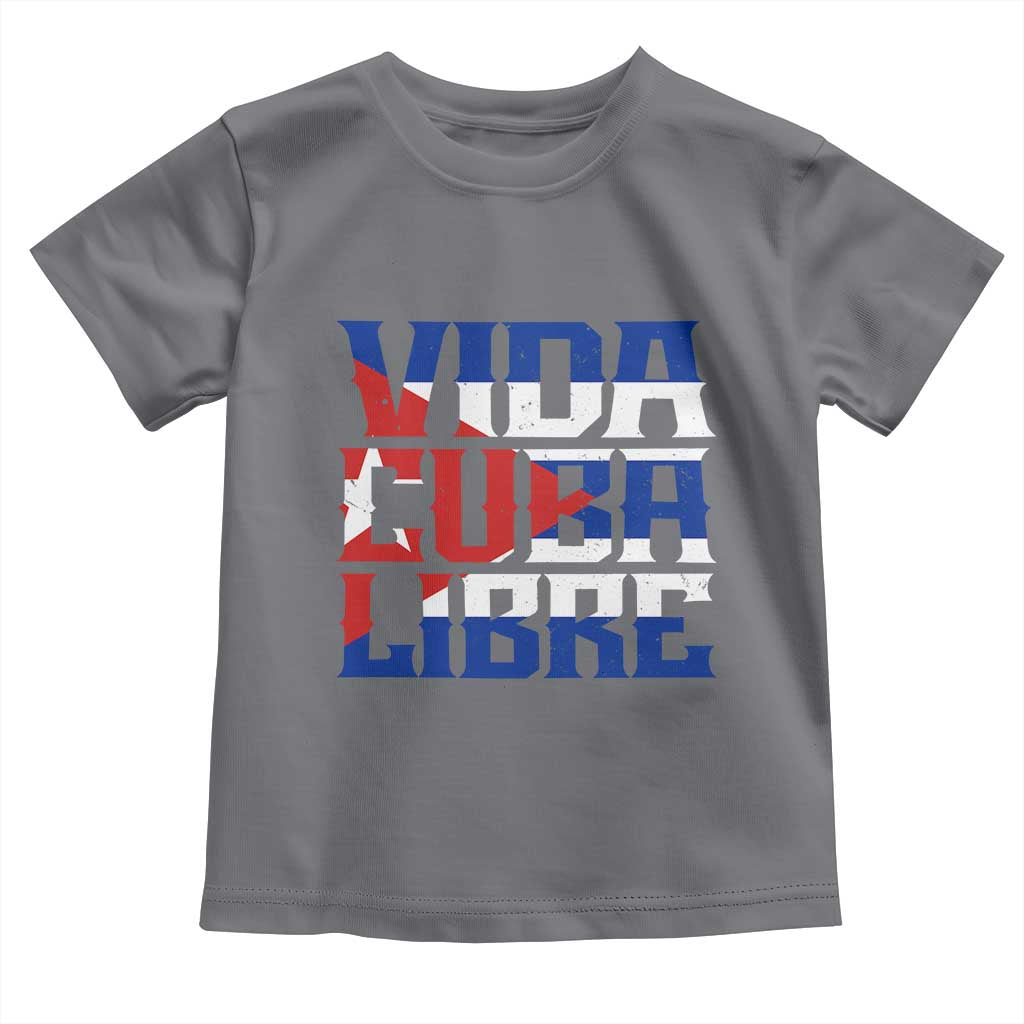 Viva Cuba Libre Toddler T Shirt Cuban Freedom Supporter