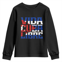 Viva Cuba Libre Youth Sweatshirt Cuban Freedom Supporter