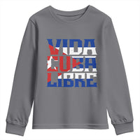 Viva Cuba Libre Youth Sweatshirt Cuban Freedom Supporter