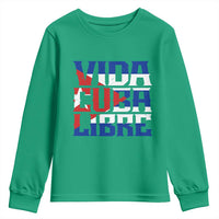 Viva Cuba Libre Youth Sweatshirt Cuban Freedom Supporter