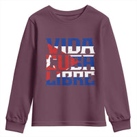 Viva Cuba Libre Youth Sweatshirt Cuban Freedom Supporter