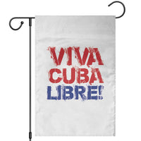 Viva Cuba Libre Garden Flag SOS Cuba Stand With Freedom Movement
