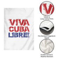 Viva Cuba Libre Garden Flag SOS Cuba Stand With Freedom Movement