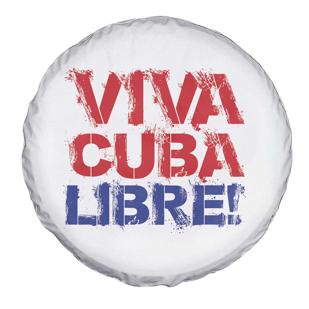 Viva Cuba Libre Spare Tire Cover SOS Cuba Stand With Freedom Movement