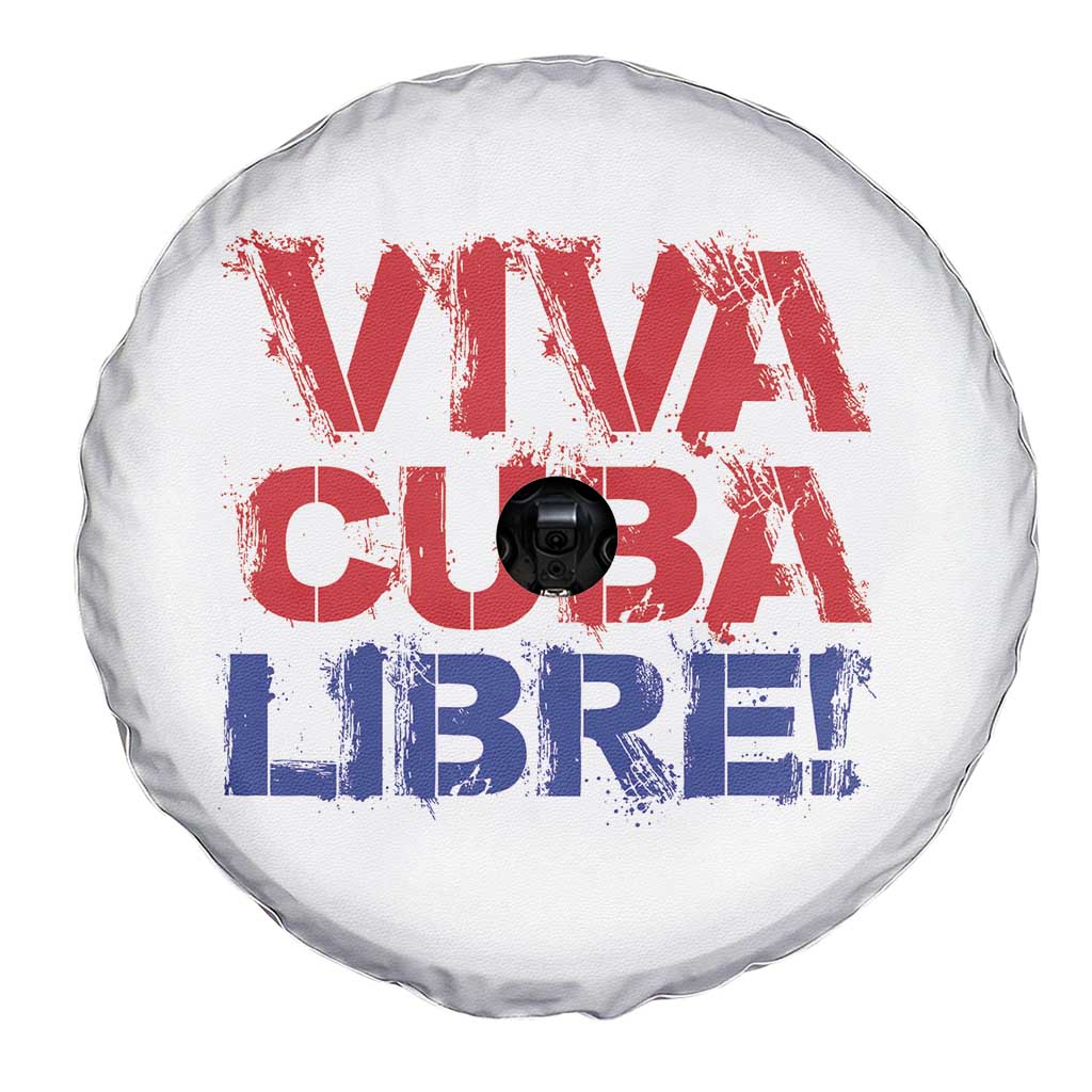 Viva Cuba Libre Spare Tire Cover SOS Cuba Stand With Freedom Movement