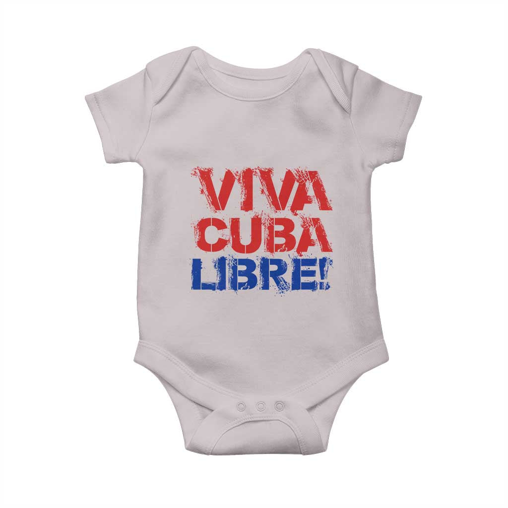 Viva Cuba Libre Baby Onesie SOS Cuba Stand With Freedom Movement