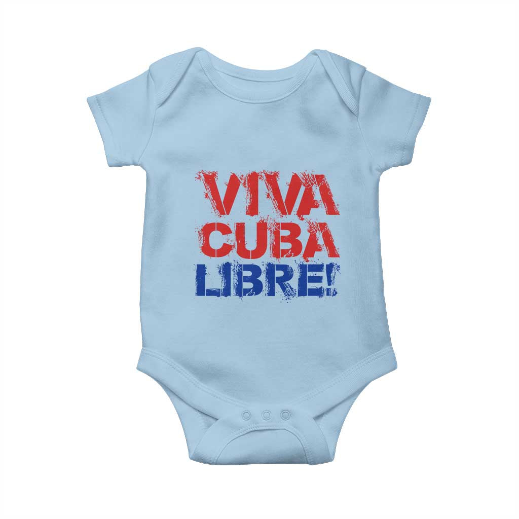 Viva Cuba Libre Baby Onesie SOS Cuba Stand With Freedom Movement