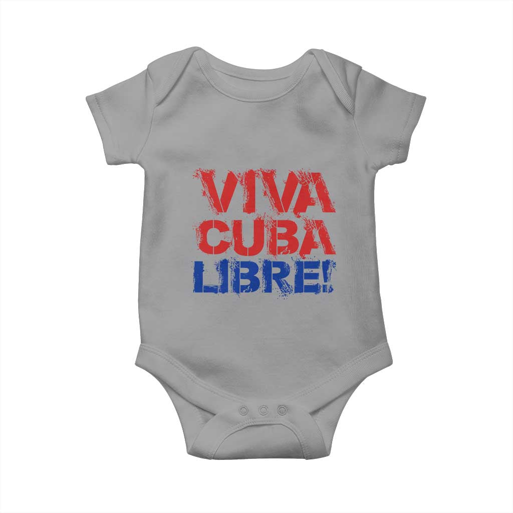 Viva Cuba Libre Baby Onesie SOS Cuba Stand With Freedom Movement