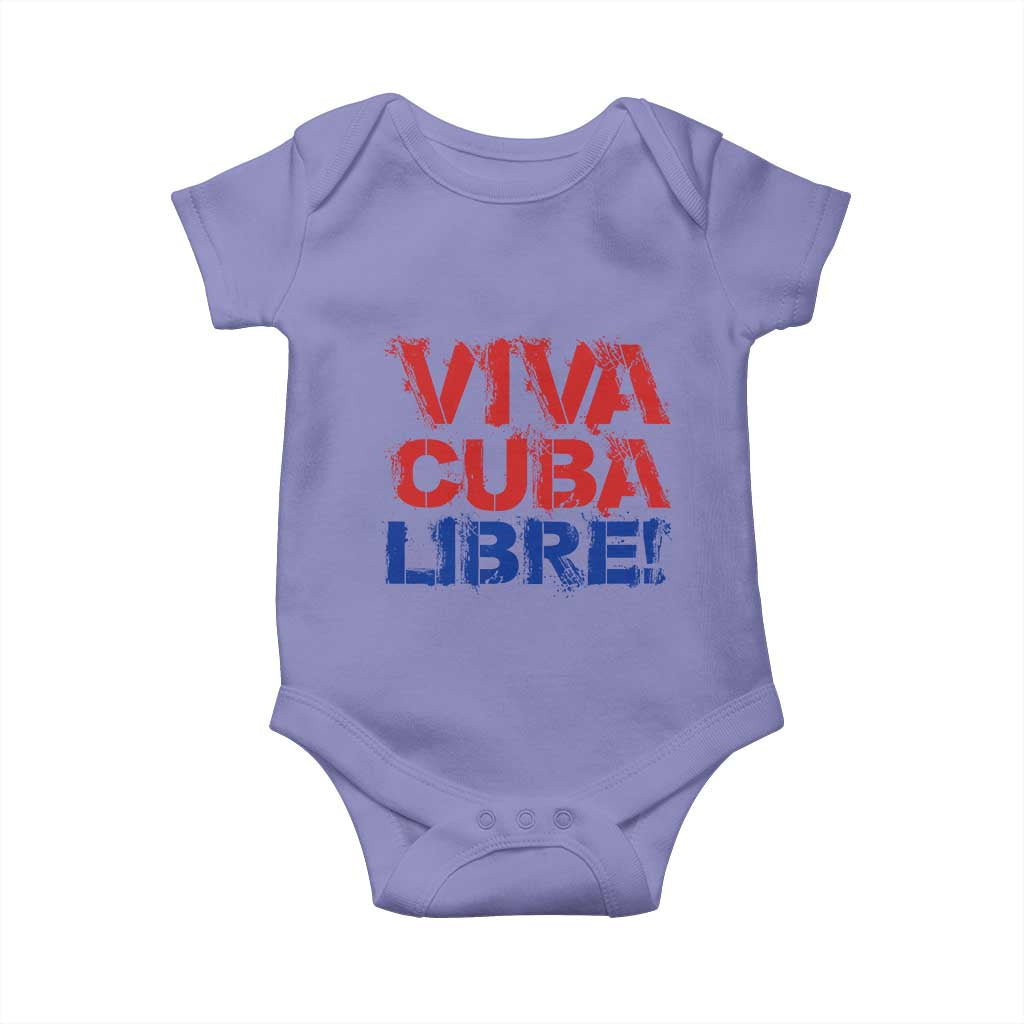 Viva Cuba Libre Baby Onesie SOS Cuba Stand With Freedom Movement