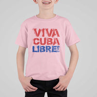 Viva Cuba Libre T Shirt For Kid SOS Cuba Stand With Freedom Movement