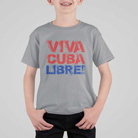 Viva Cuba Libre T Shirt For Kid SOS Cuba Stand With Freedom Movement