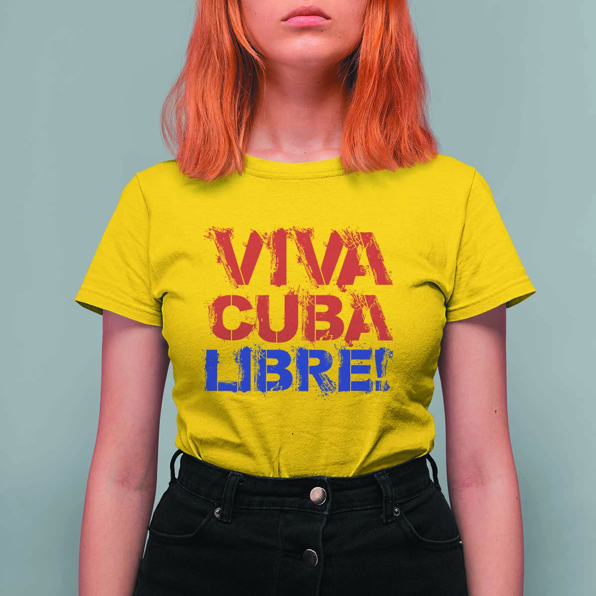 Viva Cuba Libre T Shirt For Women SOS Cuba Stand With Freedom Movement