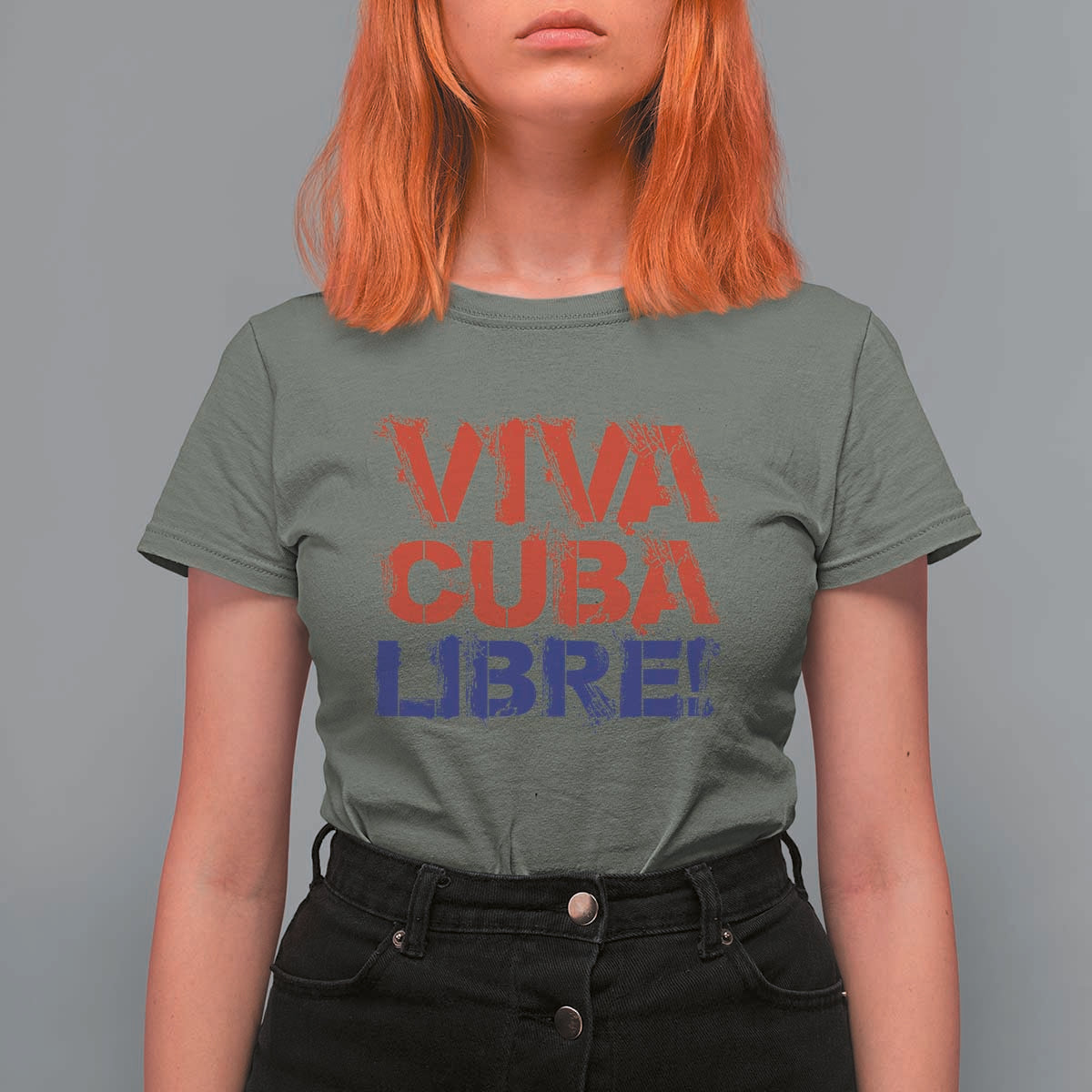 Viva Cuba Libre T Shirt For Women SOS Cuba Stand With Freedom Movement