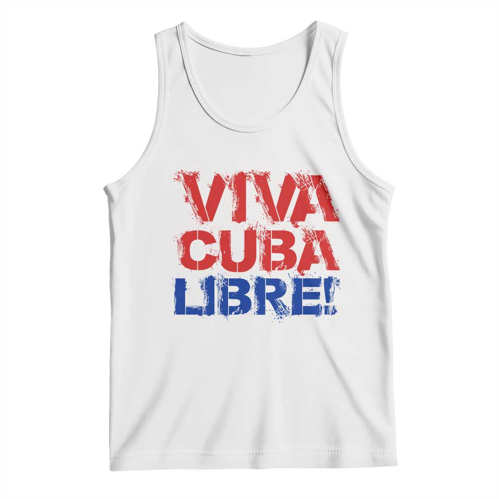 Viva Cuba Libre Tank Top SOS Cuba Stand With Freedom Movement