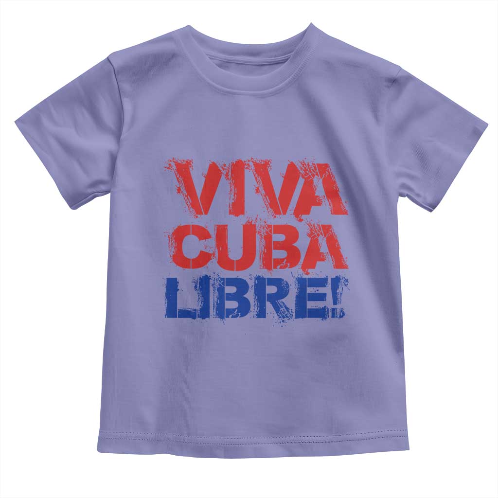 Viva Cuba Libre Toddler T Shirt SOS Cuba Stand With Freedom Movement