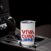 Viva Cuba Libre Tumbler Cup SOS Cuba Stand With Freedom Movement