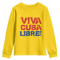 Viva Cuba Libre Youth Sweatshirt SOS Cuba Stand With Freedom Movement