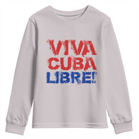 Viva Cuba Libre Youth Sweatshirt SOS Cuba Stand With Freedom Movement