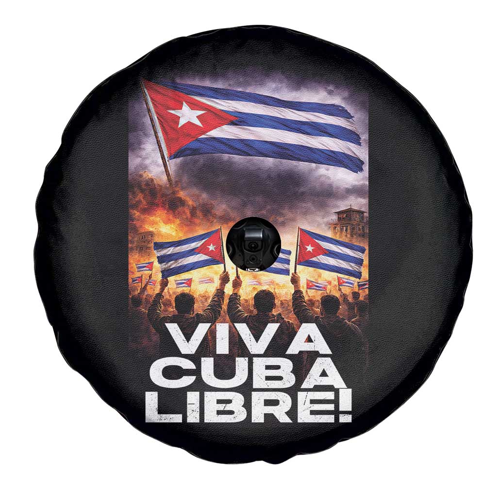Viva Cuba Libre Spare Tire Cover Cuban Freedom Protest