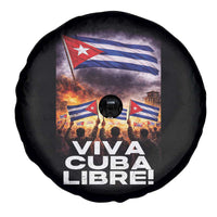 Viva Cuba Libre Spare Tire Cover Cuban Freedom Protest