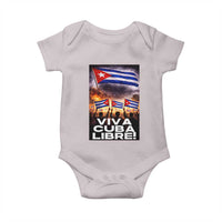 Viva Cuba Libre Baby Onesie Cuban Freedom Protest