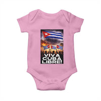 Viva Cuba Libre Baby Onesie Cuban Freedom Protest