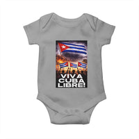 Viva Cuba Libre Baby Onesie Cuban Freedom Protest