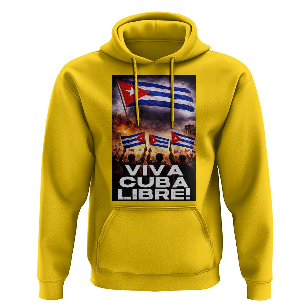 Viva Cuba Libre Hoodie Cuban Freedom Protest