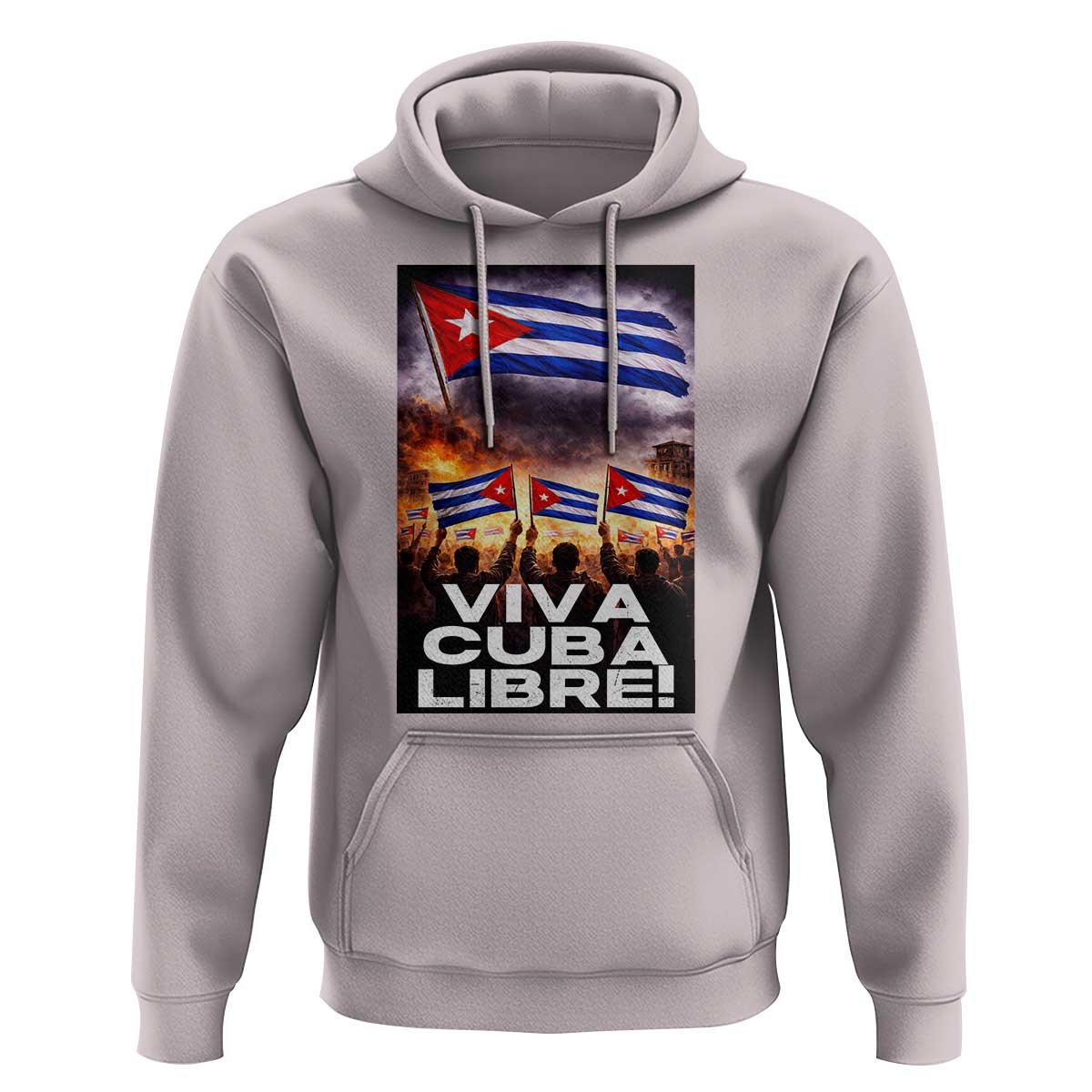 Viva Cuba Libre Hoodie Cuban Freedom Protest