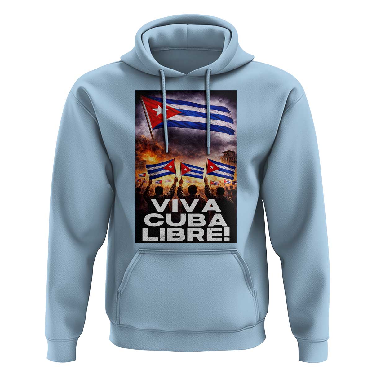 Viva Cuba Libre Hoodie Cuban Freedom Protest