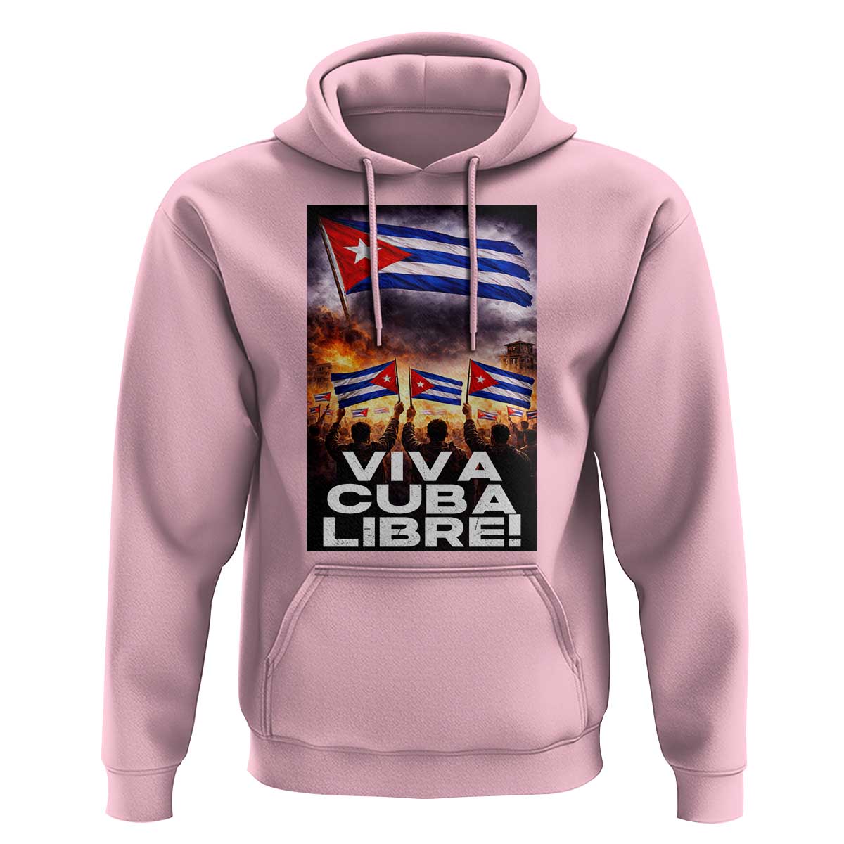 Viva Cuba Libre Hoodie Cuban Freedom Protest