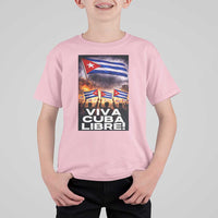 Viva Cuba Libre T Shirt For Kid Cuban Freedom Protest