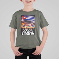 Viva Cuba Libre T Shirt For Kid Cuban Freedom Protest