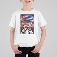 Viva Cuba Libre T Shirt For Kid Cuban Freedom Protest