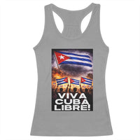 Viva Cuba Libre Racerback Tank Top Cuban Freedom Protest