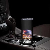 Viva Cuba Libre Skinny Tumbler Cuban Freedom Protest