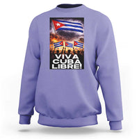 Viva Cuba Libre Sweatshirt Cuban Freedom Protest