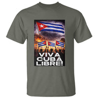 Viva Cuba Libre T Shirt Cuban Freedom Protest
