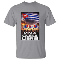 Viva Cuba Libre T Shirt Cuban Freedom Protest
