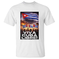 Viva Cuba Libre T Shirt Cuban Freedom Protest