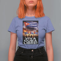 Viva Cuba Libre T Shirt For Women Cuban Freedom Protest