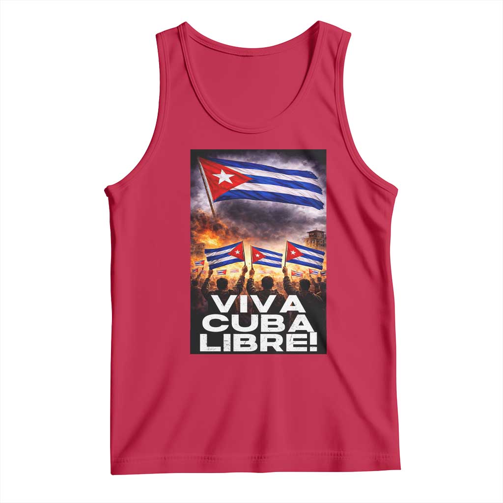 Viva Cuba Libre Tank Top Cuban Freedom Protest